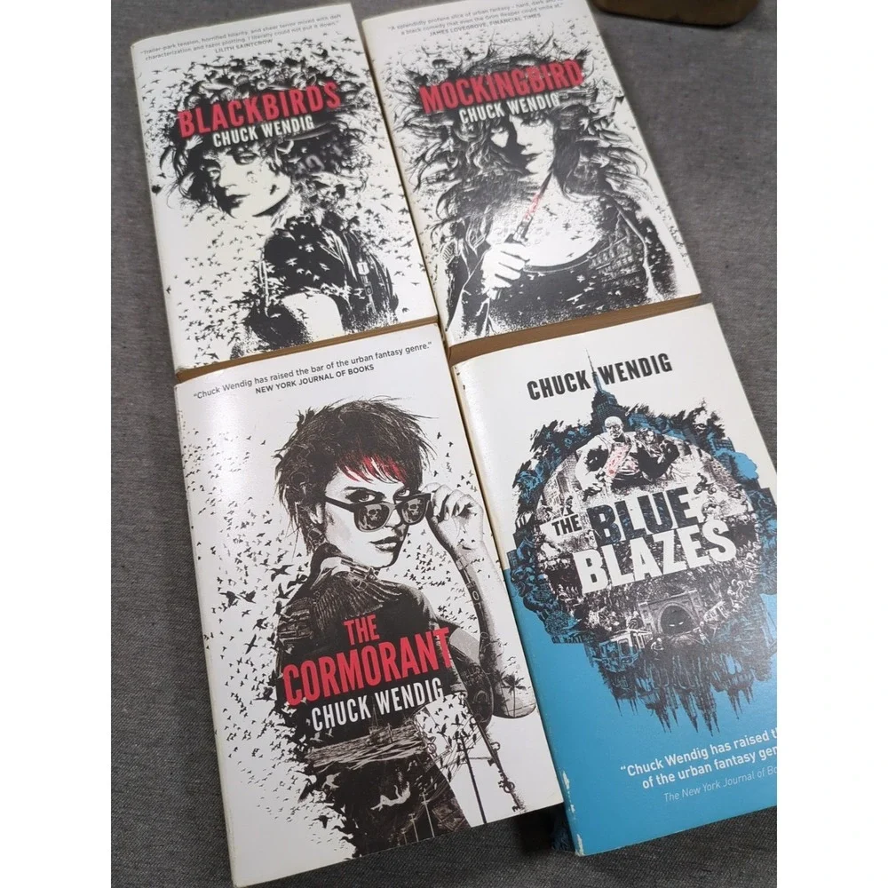 Chuck Wendig Blackbirds Mockingbird The Cormorant The Blue Blazes‎ Miriam Mookie